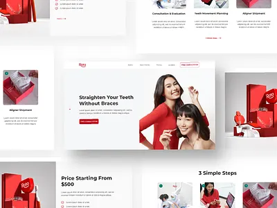 Rata design design website landing page minimal softwaredeveloper ui uiux web design website