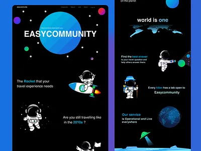Easycommunity adventure comminity travell uxui webapp