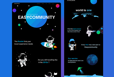 Easycommunity adventure comminity travell uxui webapp