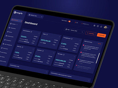 Congrify - a solution for importing payment data dark darkmode dashboard design orange payment ui ui ux uidesign ux ux design webapp