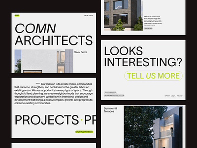 COMN Architects Landingpage Redesign UI Map | Architecture architect architecture big font building clean design landing landing page minimal real estate sections typography ui ui design ui map ux ux design web web design website