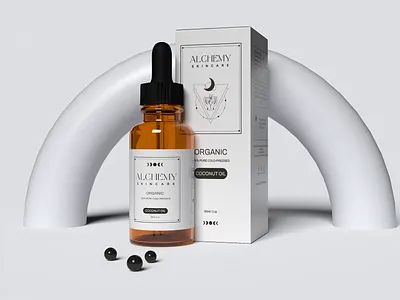 Alchemy - Logo and Packaging branding illustration label design logo packaging skincare