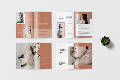 Ghania - Workbook Planner brochure brochure template catalogue clean company profile design identity indesign layered lookbook lookbook catalogue magazine minimalist multipurpose print printable profile template template workbook workbook planner