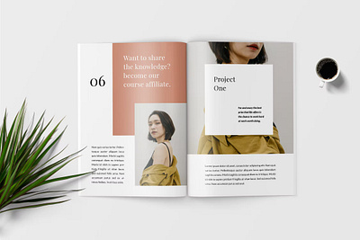 Ghania - Workbook Planner brochure brochure template catalogue clean company profile design identity indesign layered lookbook lookbook catalogue magazine minimalist multipurpose print printable profile template template workbook workbook planner