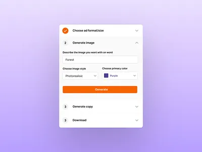 Onboarding wizard dashboard design react ui ux web app