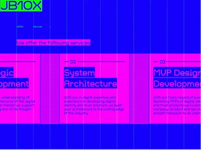 JB10X Digital Identity & Trust Consulting visual grid