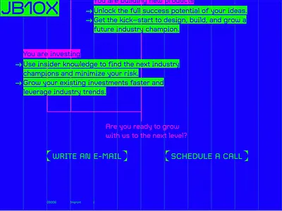 JB10X Digital Identity & Trust Consulting visual grid