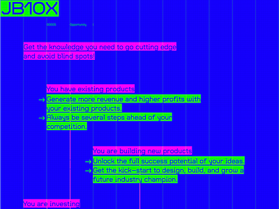 JB10X Digital Identity & Trust Consulting visual grid