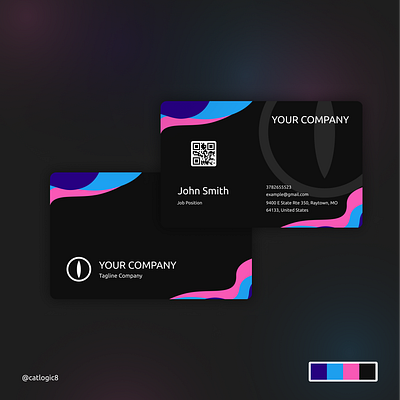 Name Card Design branding graphic design illustration logo vector