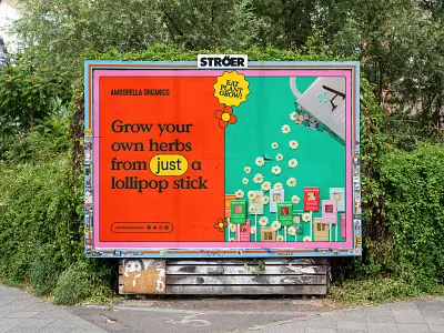 Amborella Organics Design Direction agency billboard branding design direction ecommerce homepage logo marketing shop style