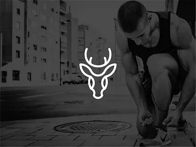 Deer Logo Concept brand branding deer design graphic design illustration logo motion graphics ui ux vector