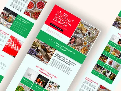 Foods From Egypt: Germany's Anuga content writing ui ux web design