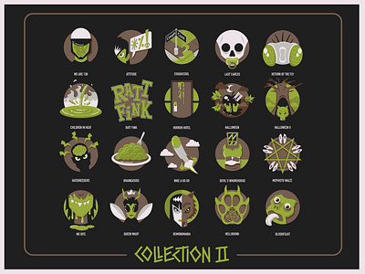 Misfits Collection II Tribute icon illustration misfits music punk punk rock songs vector vector illustration