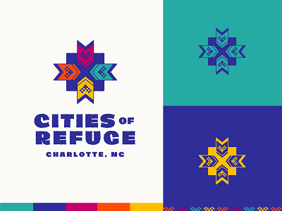 Cities of Refuge brand latinx logo textiles