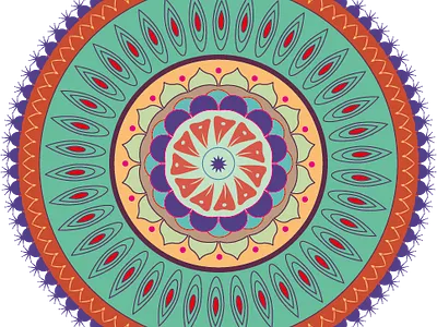Mandala app branding design graphic design illustration logo typography ui ux vector