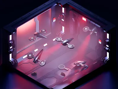 Looking For Will 3d 3d art blender drone illustration science fiction scifi spaceship