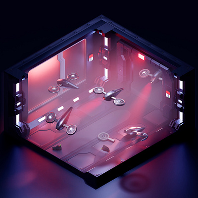 Looking For Will 3d 3d art blender drone illustration science fiction scifi spaceship