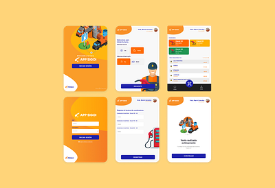 Sigoi App - Ui design app branding de design figma graphic design illustration ui user interface vector