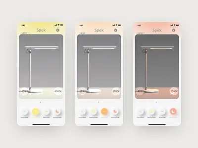 Spek App app app design neumorphism ui uiux