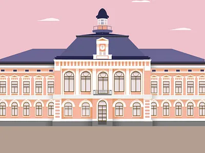 Vector Building Illustration design graphic design illustration vector