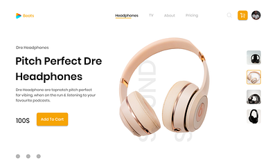 Headphone UI design headphones logo payment ui ux