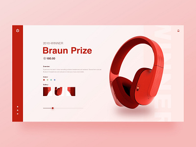 Headphones - Details Page design typography ui