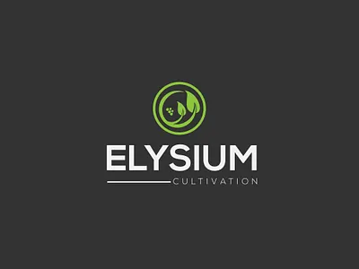 elysium cultivation logo design brandin g branding business logo creative logo design graphic graphic design graphic designer green logos illustration logo logos pharmacy pharmacy logo design usa vector