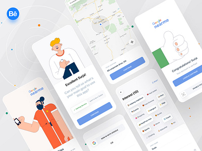 Google Nearme | Design Case Study 2022 app design branding creative design design 2022 dribbble dribbble best shot dribbble.com2022 google google idea google maps google nearme minimal template top designers ui ux
