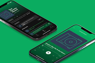 Your Favorite Record Podcast Artwork brand identity branding design logo music podcast