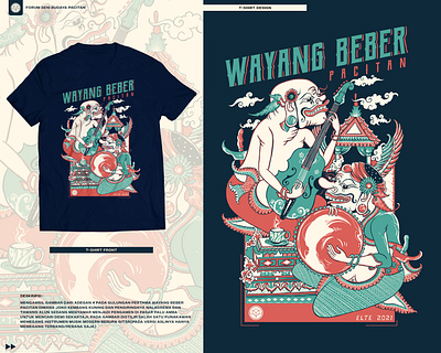 Wayang Beber Series branding design digitalillustration handdrawn illustration tshirt design vintage vintage design