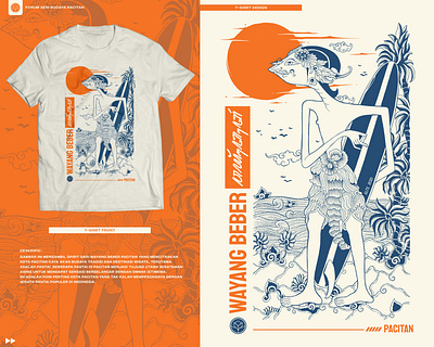Wayang Beber Series design digitalillustration handdrawn illustration tshirt design vintage vintage design