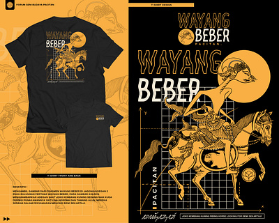 Wayang Beber Series design digitalillustration handdrawn illustration tshirt design vintage vintage design