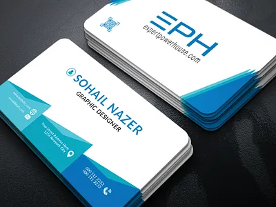 CORPORATE BUSINESS CARD DESIGN branding business card business card design corporate business card design corporate business card template design graphic design illustration logo ui