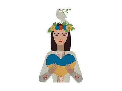 Peace for Ukraine dove heart peace save ukraine stop war ukraine war war in ukraine