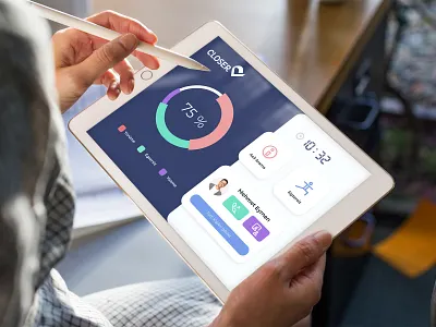 App Ipad / Tablet / Dashboard app design logo design tablet ui web design