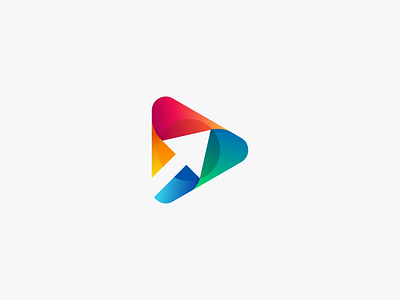 Arrow Media Logo arrow branding logo media play play button vector