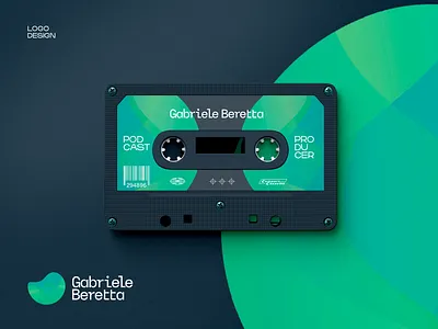 Logo Design for a Podcast Producer branding font graphic design green logo logo design podcast