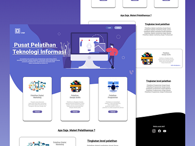 Technology Information Training techonology information training ui ui design website