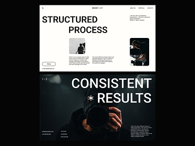 Video Production Agency agency media agency minimalism ui ux video video production web design