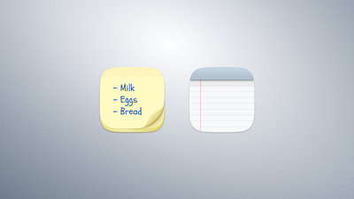 Stickies + Notes app icon icon list notes stickies