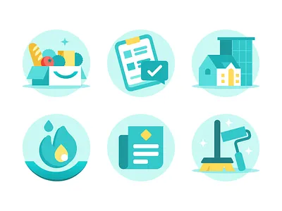 Custom icons app flat icon loyalty vector