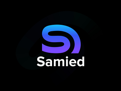 Samied - Logo Design brand identity design branding creative logo crypto ecommerce fintech gradient letter design lettermark logo logo design logo template logomark marketing modern logo o p q r s t u v w x y z s logo s monogram technology typography