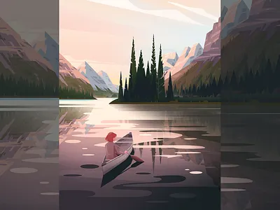 Travelling Illustration branding character design color flatillustration geometry gradient color homepage illustration isometric sketch ui vector