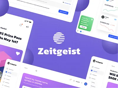 Zeitgeist Blockchain Dashboard | UI/UX Case Study app design bitcoin blockchain crypto dashboard ui graphic design ui design uiux ux design ux designer uxdesign uxui web design web designer