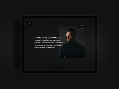 Website for Meunier Kevin (MK) dailyui design flat flat design inspiration motion design responsive ui ui design ui ux user experience user interface ux design