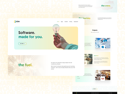 KBM Website 7span branding design identity landing page ui ux website