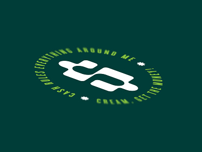 Dollar, dollar bill y'all $ bill brand branding cajva cream dollar emblem green identity logo mark money value wu tang clan