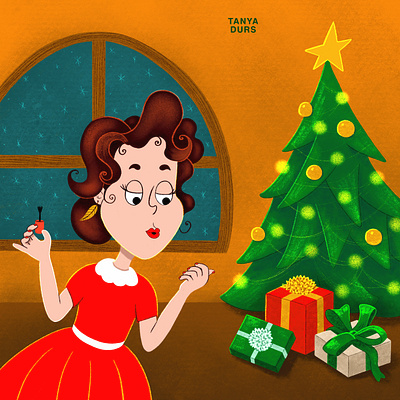 2022 Calendar - December 2022calendar bookillustration calendar characterdesign childrenillustration christmas design digitalart editorial gifts illustration newyear newyeartree picturebook procreate silentbook