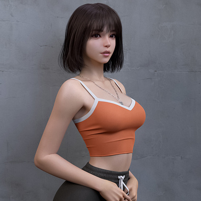 REALISTIC CHARACTER 3d 3d modeling animation realistic
