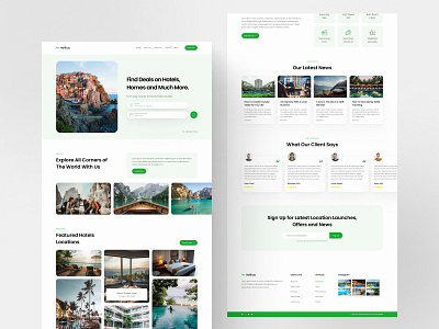 Tavel Landing Page transport